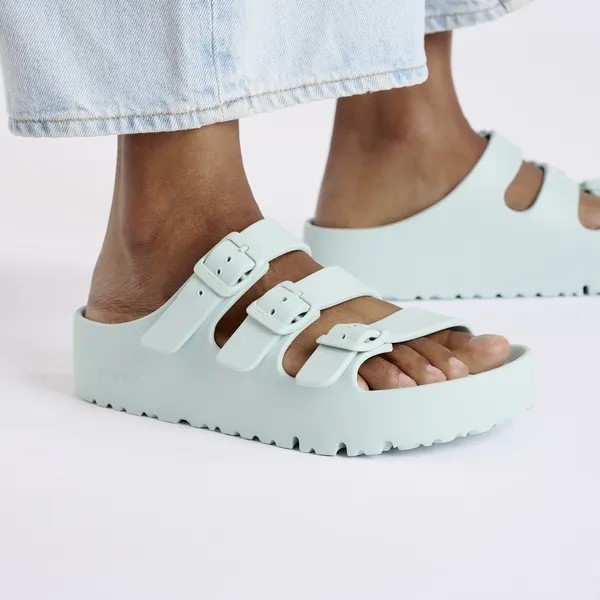 Birkenstock Papilio Florida EVA ozko kopito v svetlo zeleni barvi 1029736