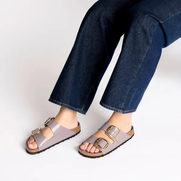 Birkenstock Arizona Big Buckle high shine faded purple ozko kopito 1029762