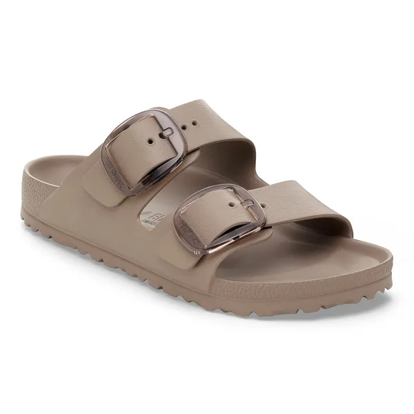 Birkenstock Arizona EVA big buckle ženski natikači Gray Taupe ozko kopito 1030389