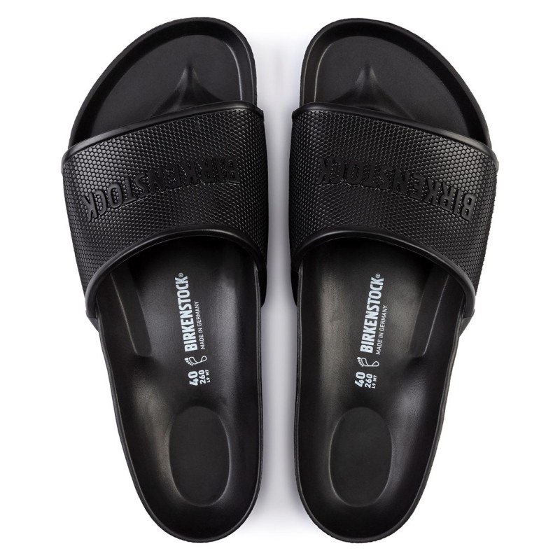 Birkenstock Barbados ženski natikač v Black barvi 1024561