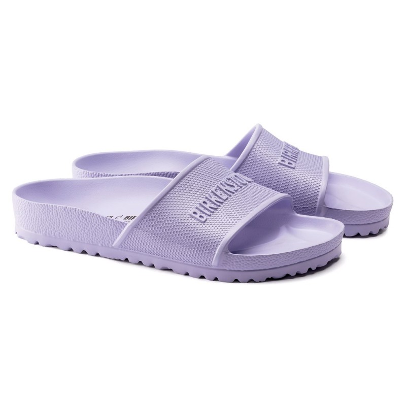 Birkenstock Barbados ženski natikač v Purple Fog barvi 1024561