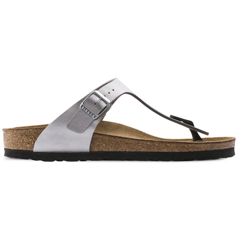 Birkenstock Gizeh ženski natikač srebrni 43851