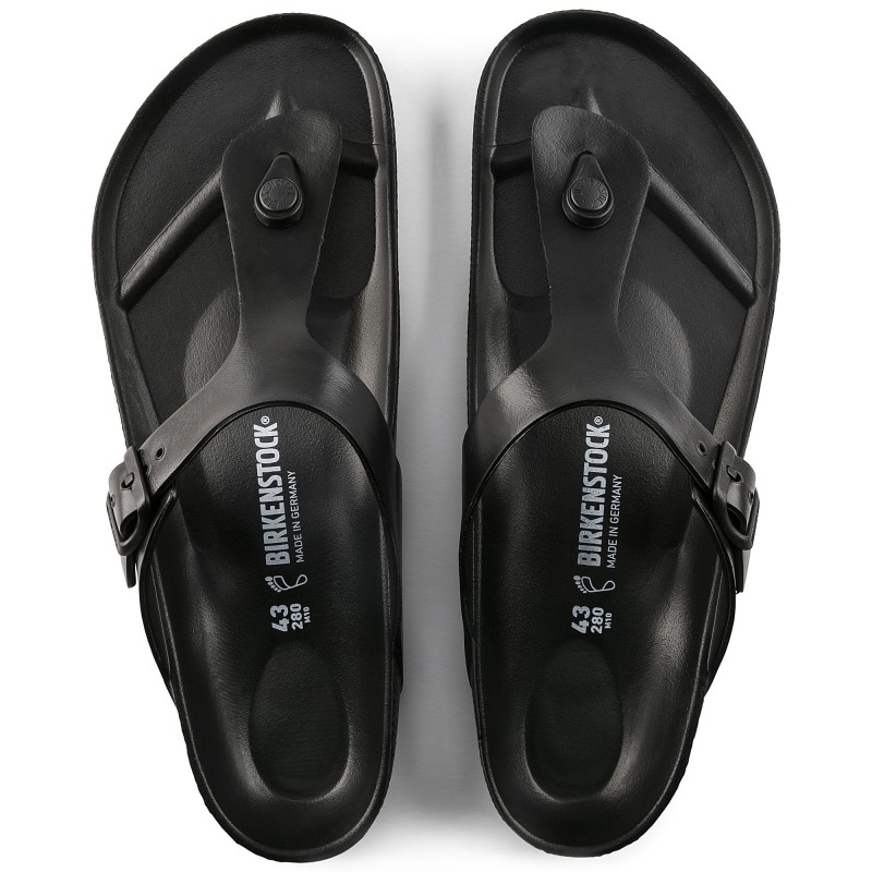 Birkenstock Gizeh EVA unisex natikači črni regular kopito 0128201