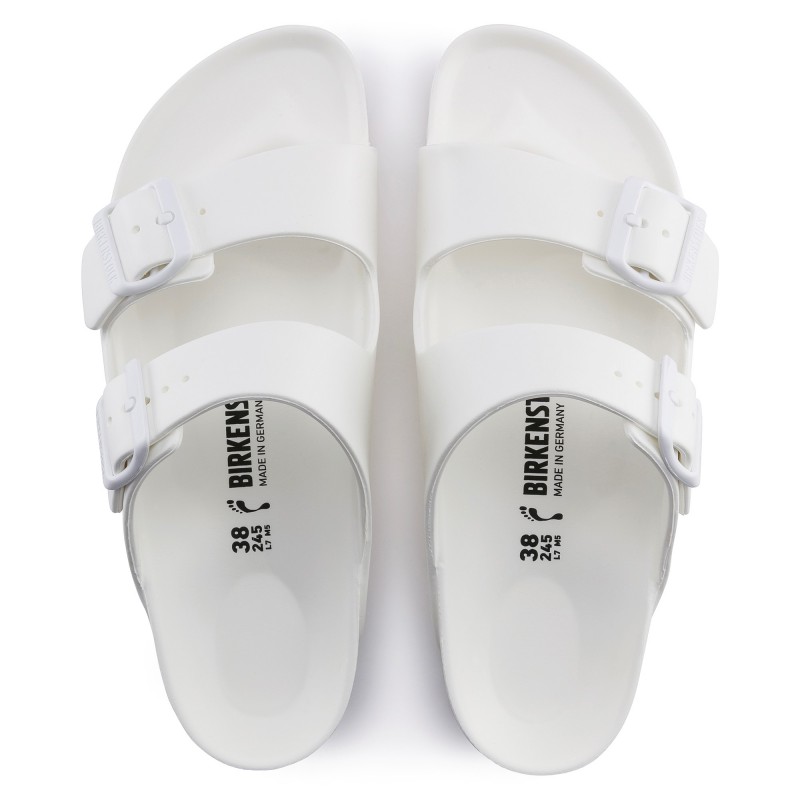 Birkenstock Arizona EVA beli ženski natikač 129443 ozko kopito