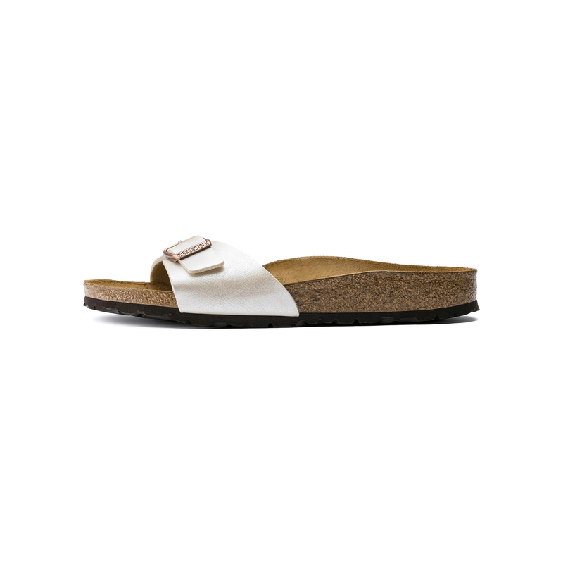 Birkenstock Madrid Graceful Pearl White ozki 940153