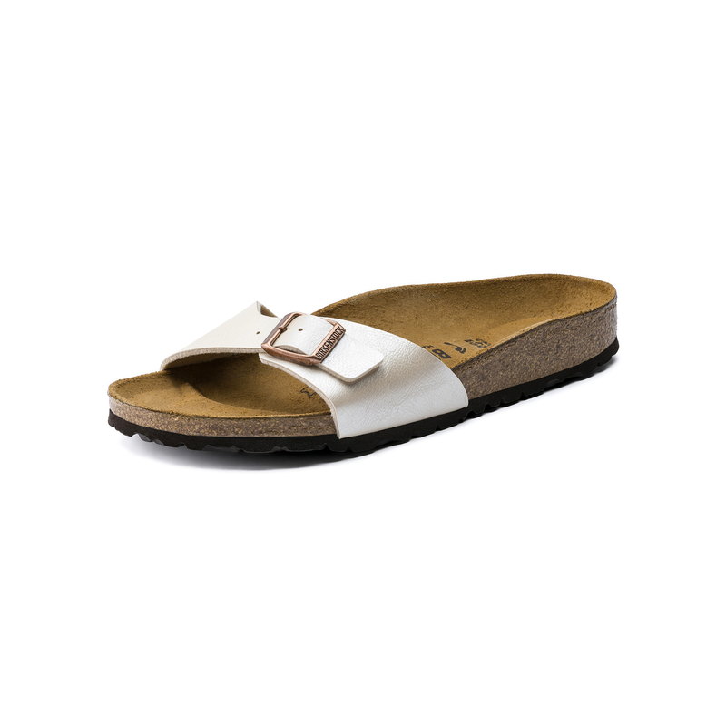 Birkenstock Madrid Graceful Pearl White ozki 940153