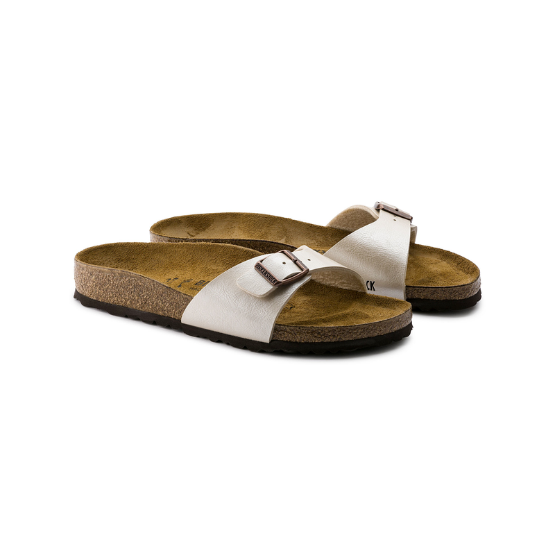 Birkenstock Madrid Graceful Pearl White ozki 940153