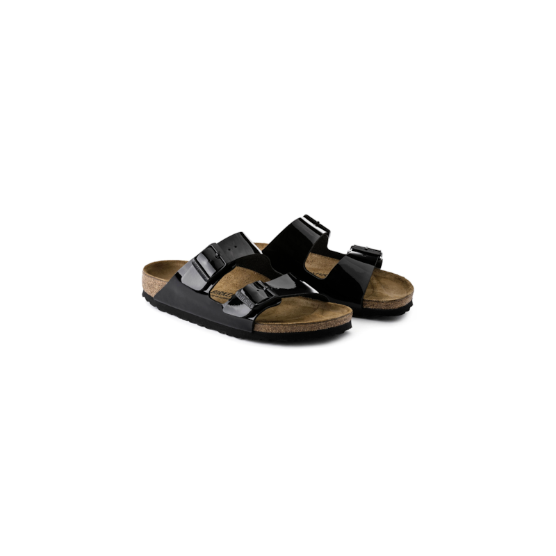 Birkenstock Arizona Birkoflor lak črni regular 1005291