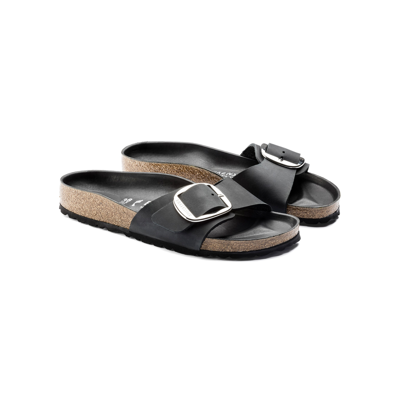  Birkenstock Madrid BB ozko kopito, oljeno usnje black 1006523