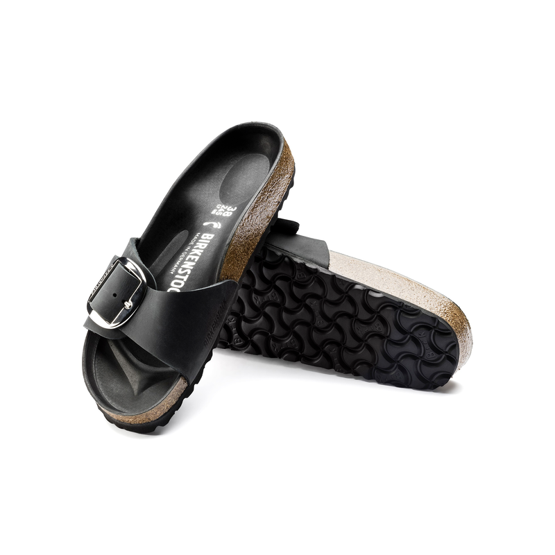  Birkenstock Madrid BB ozko kopito, oljeno usnje black 1006523