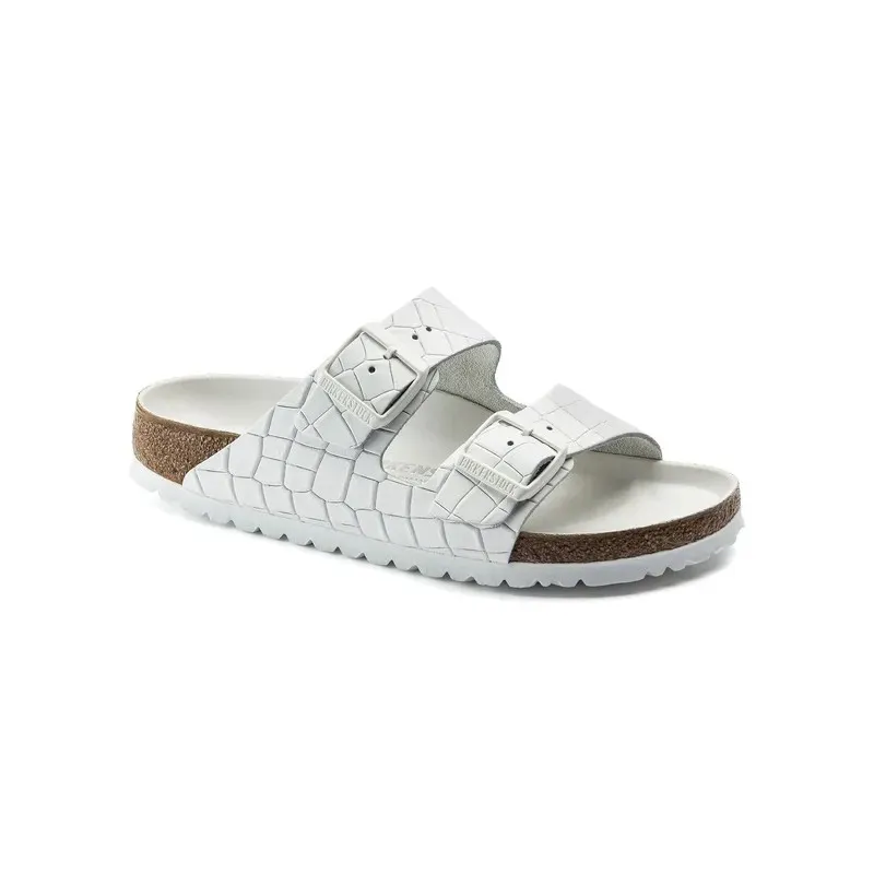 Birkenstock Arizona BS white croco stamp regular 1019228