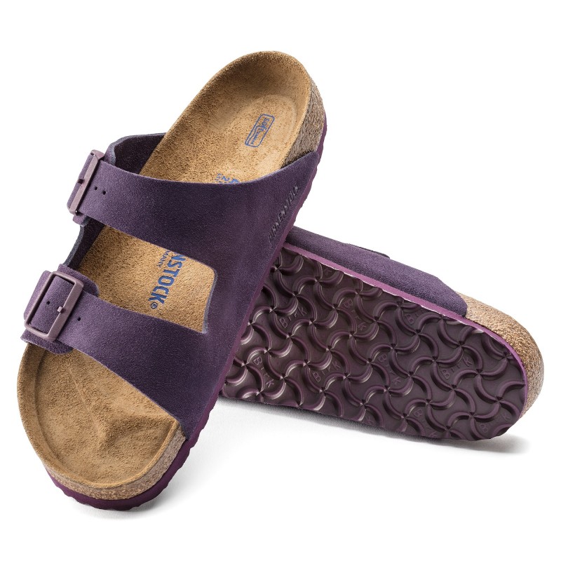 Birkenstock Arizona ženski natikači semiš wine 1021195