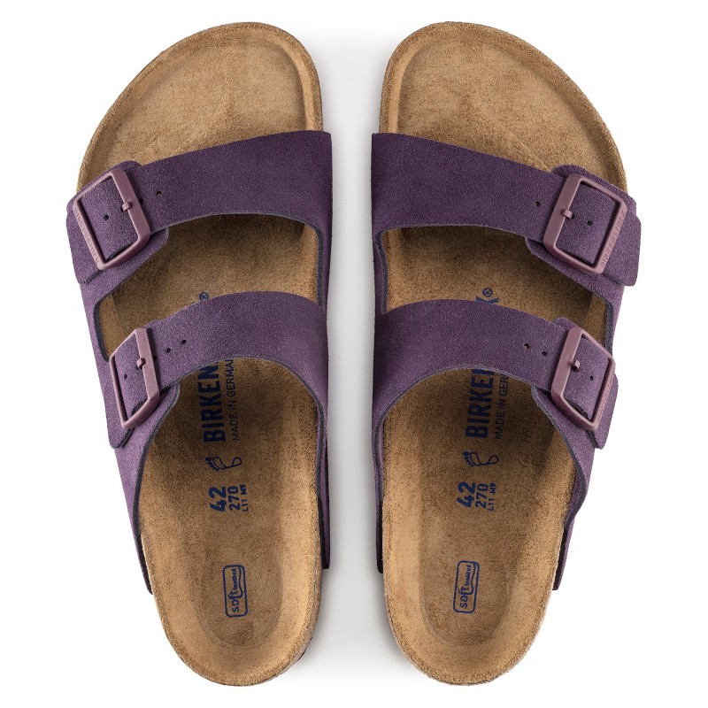 Birkenstock Arizona ženski natikači semiš wine 1021195