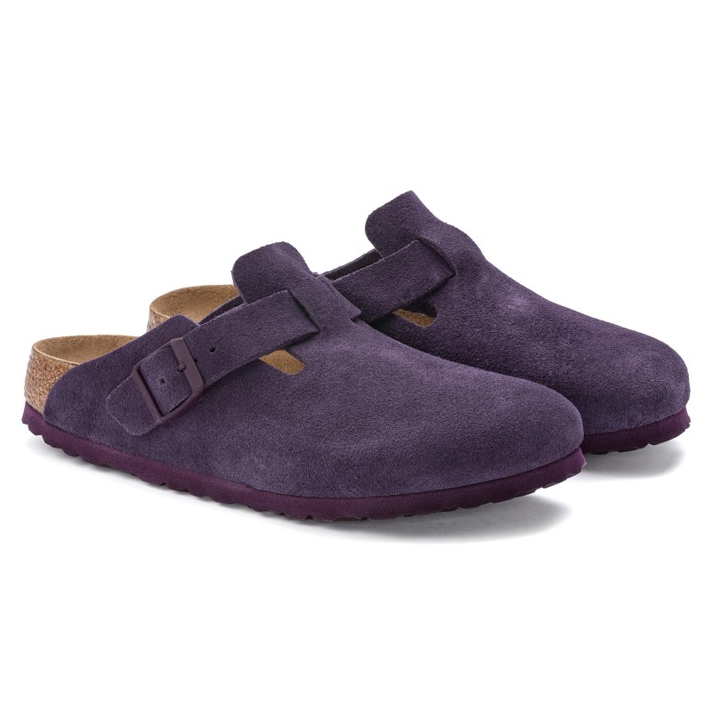 Birkenstock ženski natikači Boston v barvi wine 1023524