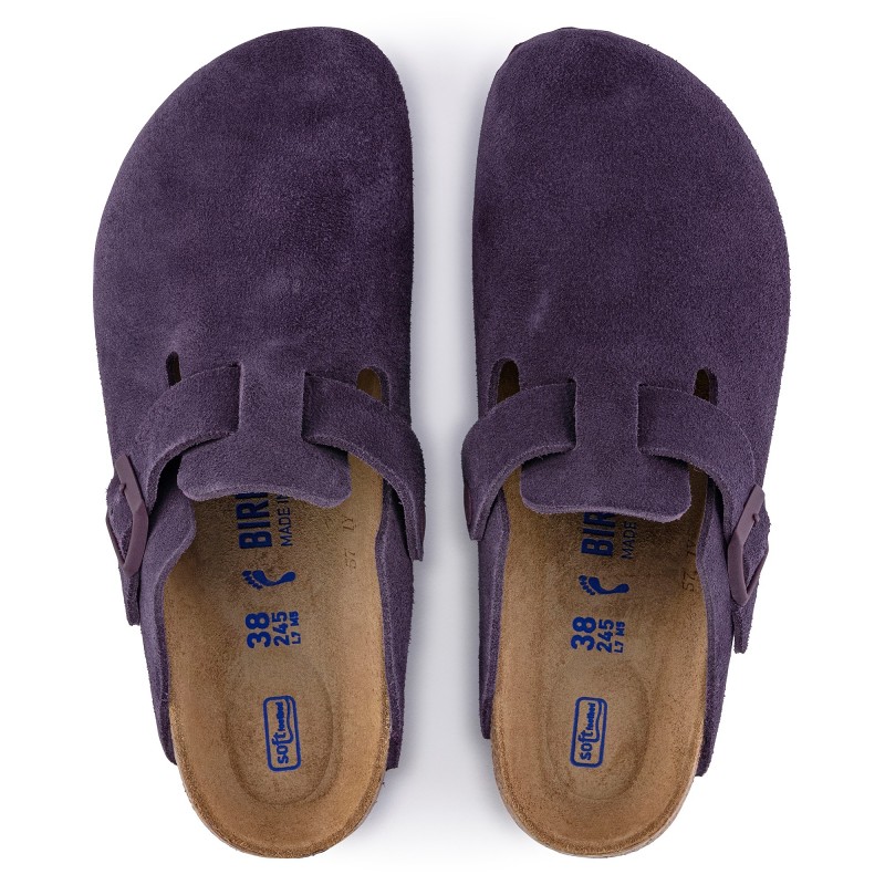 Birkenstock ženski natikači Boston v barvi wine 1023524