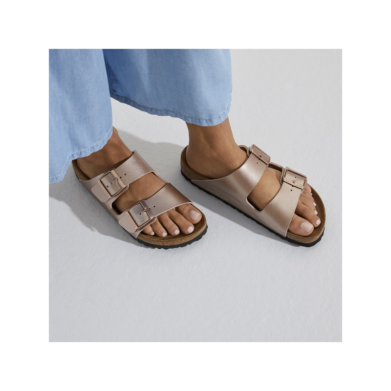 Birkenstock Arizona Birkoflor copper ženski natikač regular 1023942