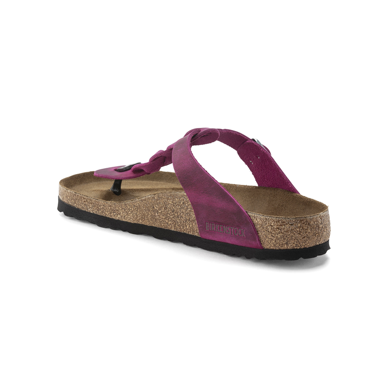 Birkenstock Gizeh Pleteni natikači v fuksija barvi 1023991