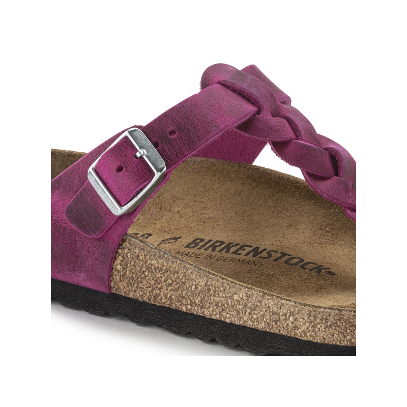 Birkenstock Gizeh Pleteni natikači v fuksija barvi 1023991