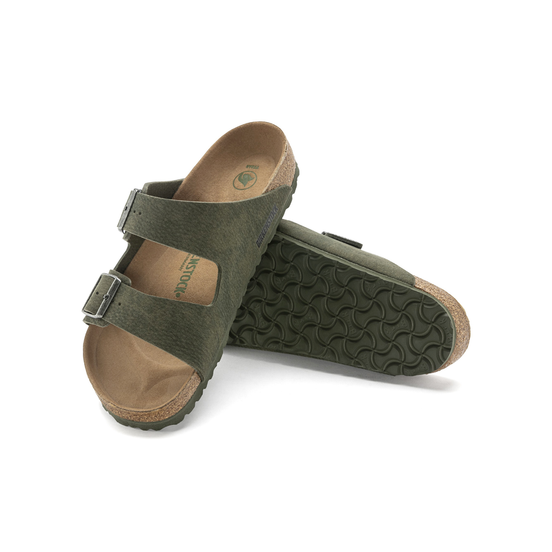 Birkenstock Arizona Vegan desert dust thyme moški natikač regular 1024550