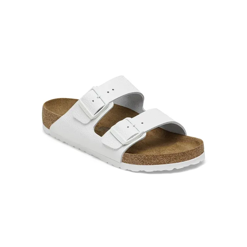 Birkenstock Arizona usnjeni bele barve regular 1025048 
