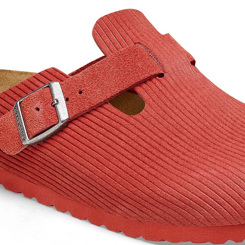 Birkenstock ženski natikači Boston rdeči 1025645