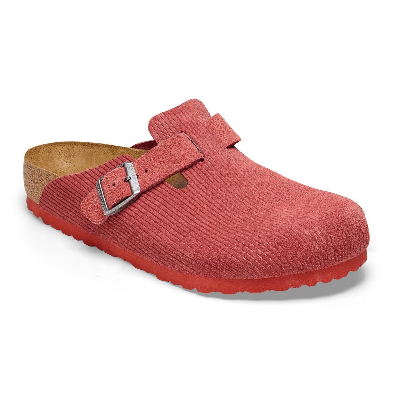 Birkenstock ženski natikači Boston rdeči 1025645