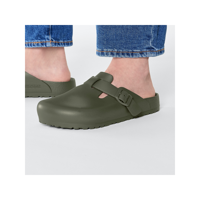 Birkenstock Boston EVA faded khaki moški natikač regular 1026215