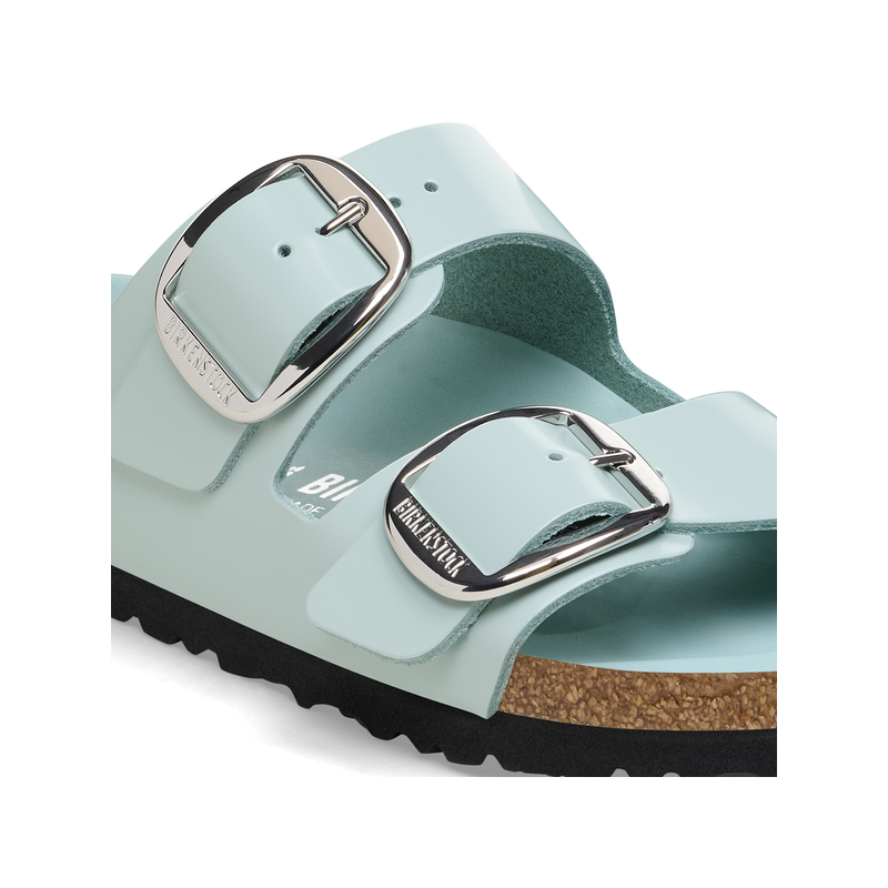 Birkenstock Arizona Big Buckle high shine surf green regular 1026489