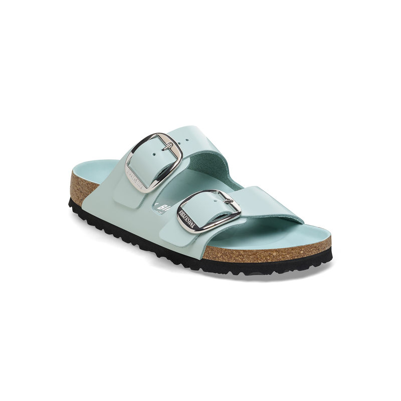 Birkenstock Arizona Big Buckle high shine surf green regular 1026489