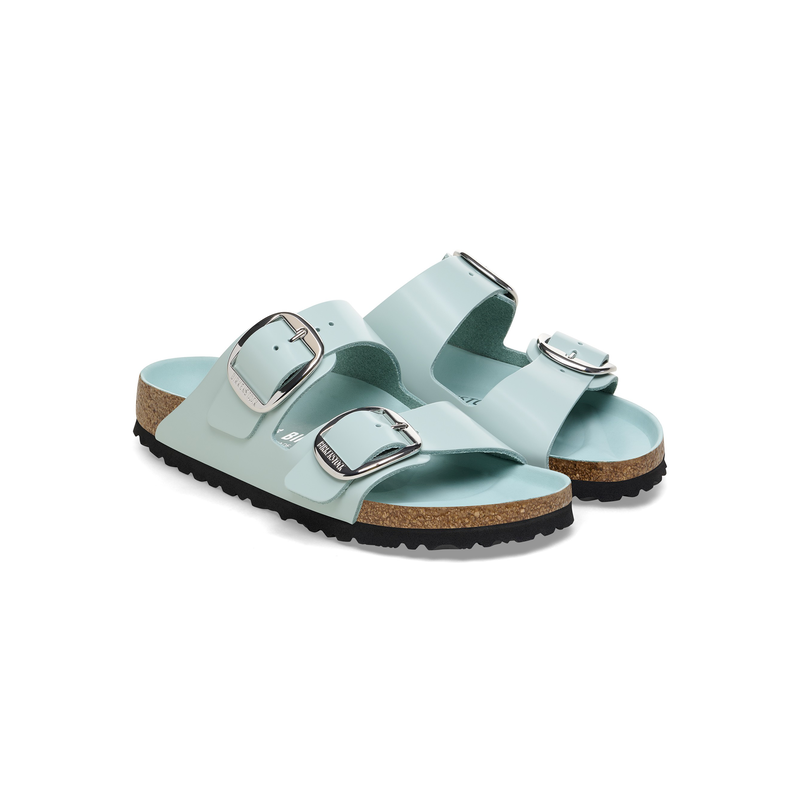 Birkenstock Arizona Big Buckle high shine surf green regular 1026489