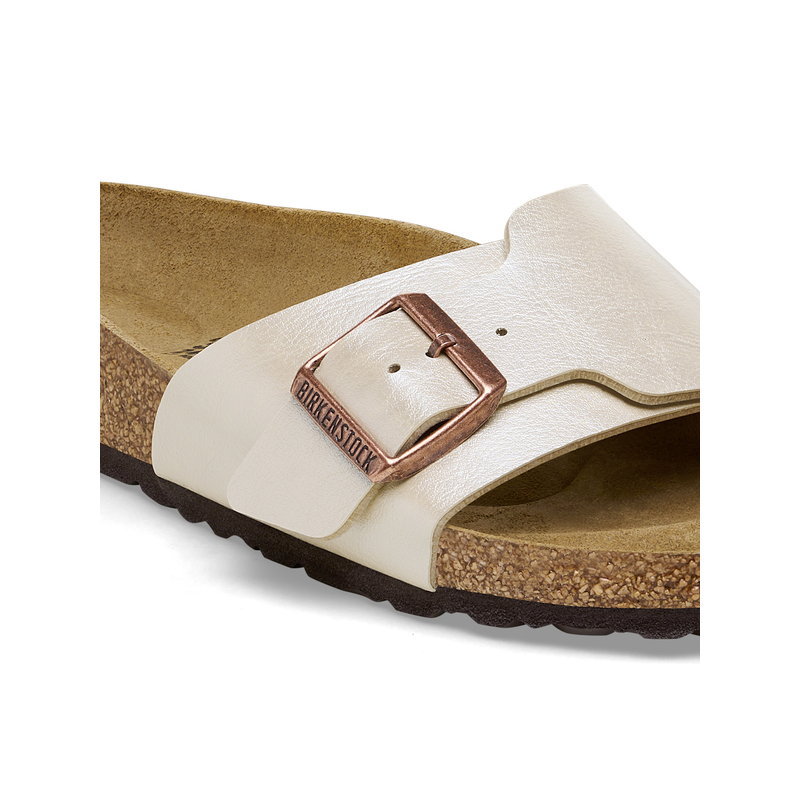 BirkenstockCatalina ženski natikač Pearl White ozko kopito 1026631