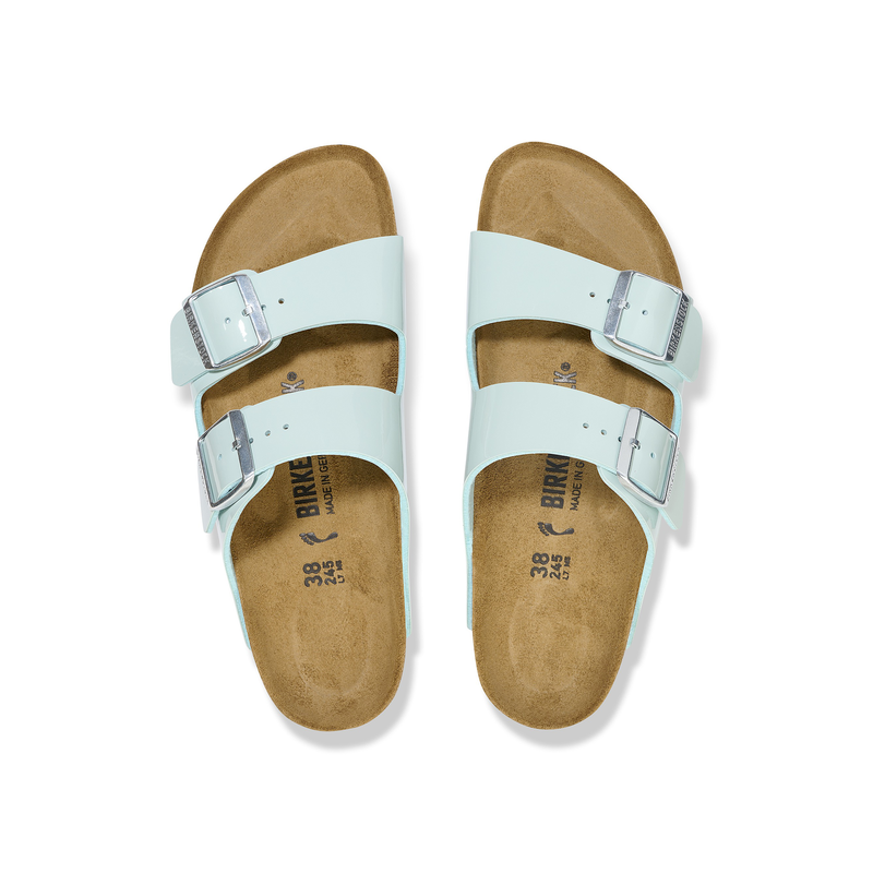 Birkenstock Arizona Birkoflor patent surf green regular 1026934