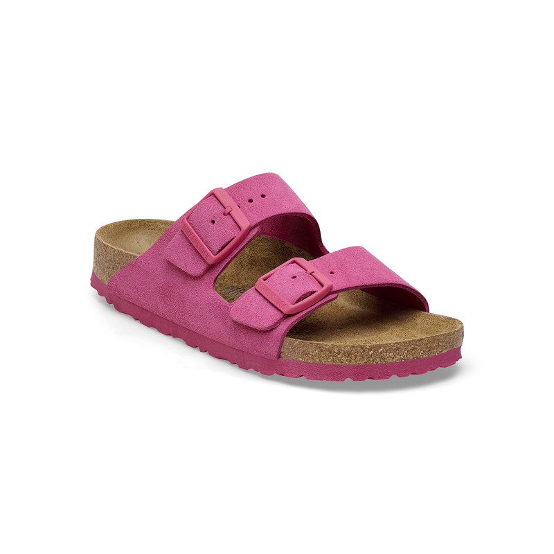 Birkenstock Arizona natikač semiš usnje fuksija tulip regular 1027124