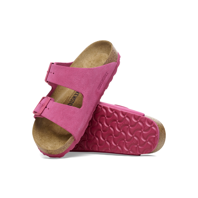 Birkenstock Arizona natikač semiš usnje fuksija tulip regular 1027124