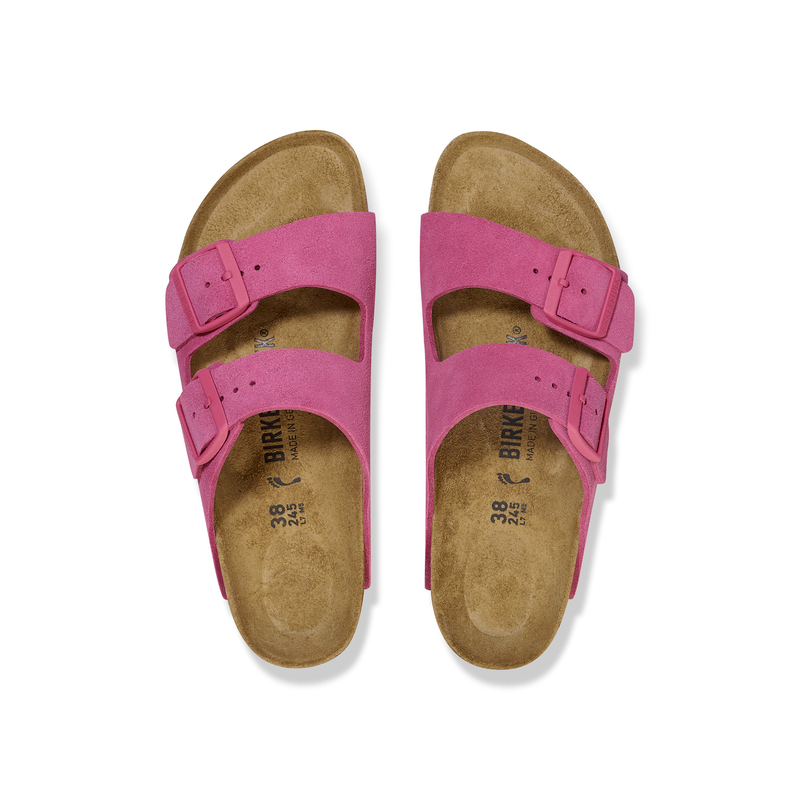 Birkenstock Arizona natikač semiš usnje fuksija tulip regular 1027124