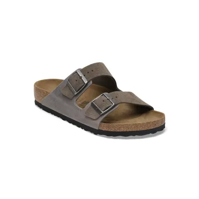 Birkenstock Arizona natikač regular oljeno usnju v kombinaciji z semiš usnjem 1029159