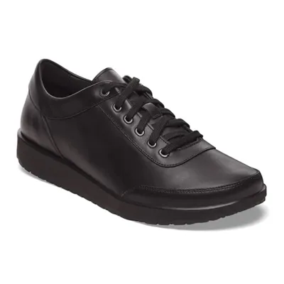 Birkenstock Honnef usnjeni črni čevlji v regular širini 1029714